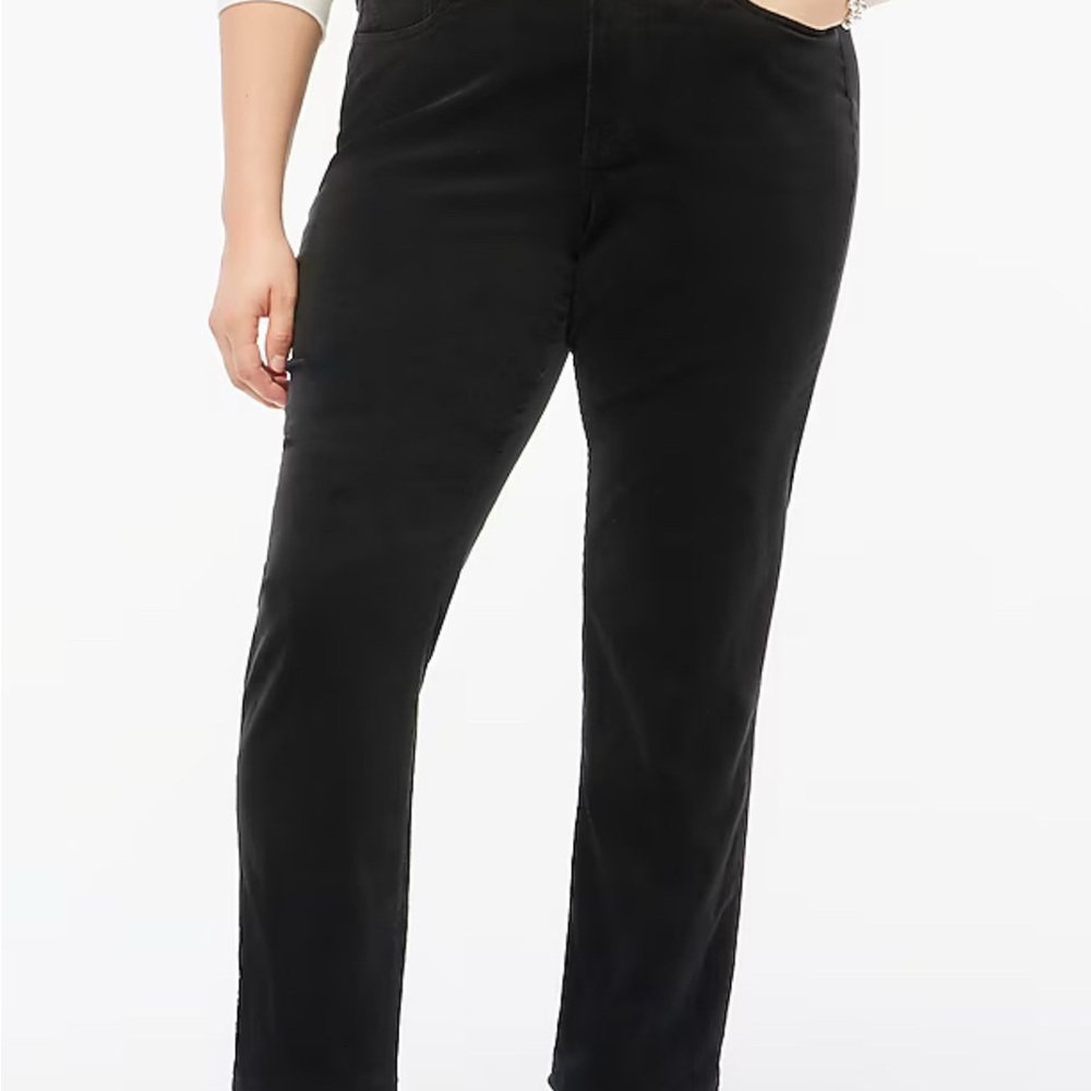 J. Crew Corduroy full-length essential straight pant - 34